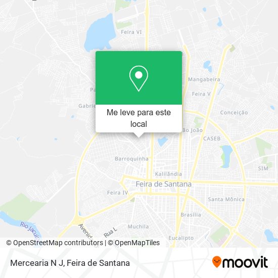 Mercearia N J mapa