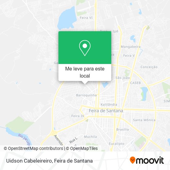 Uidson Cabeleireiro mapa