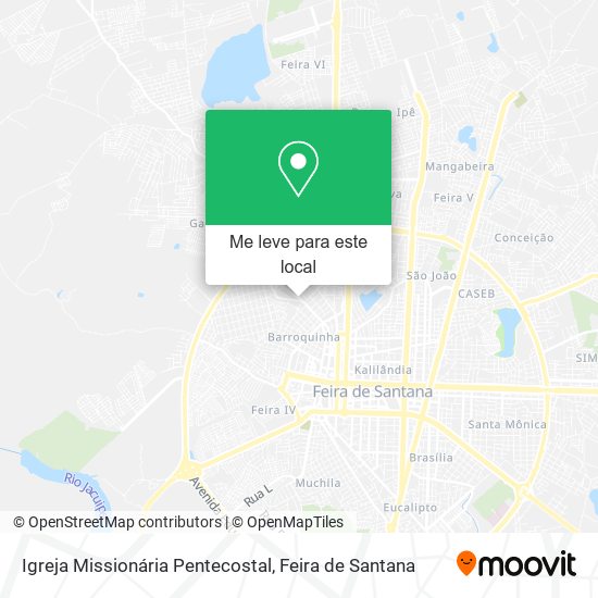 Igreja Missionária Pentecostal mapa