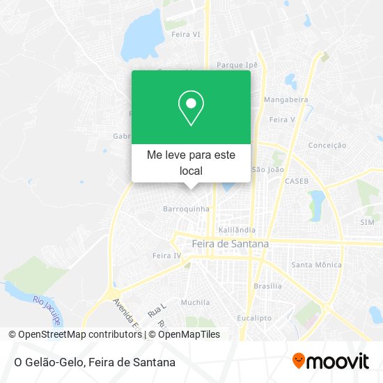 O Gelão-Gelo mapa