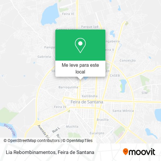 Lia Rebombinamentos mapa