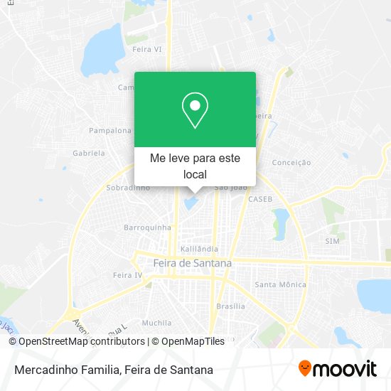 Mercadinho Familia mapa