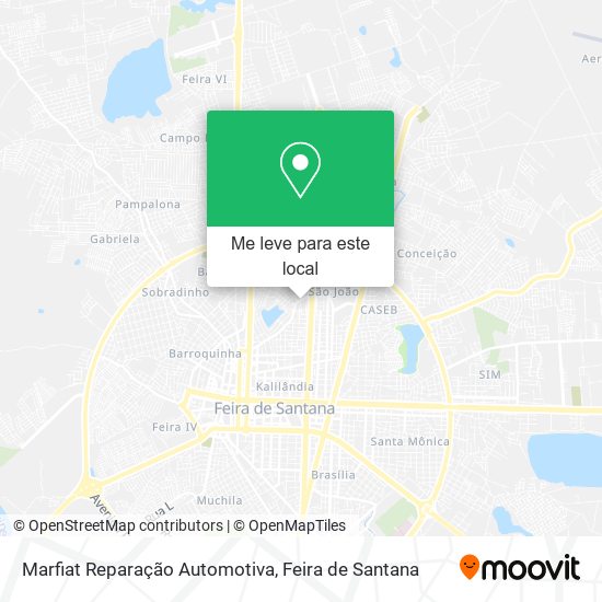 Marfiat Reparação Automotiva mapa