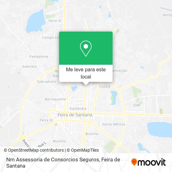 Nm Assessoria de Consorcios Seguros mapa