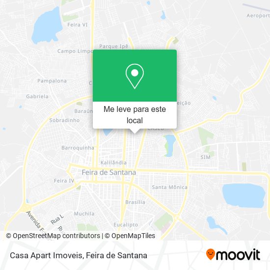 Casa Apart Imoveis mapa