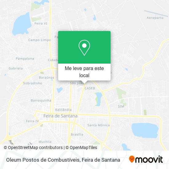 Oleum Postos de Combustíveis mapa