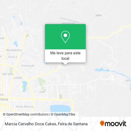 Marcia Carvalho Doce Cakes mapa
