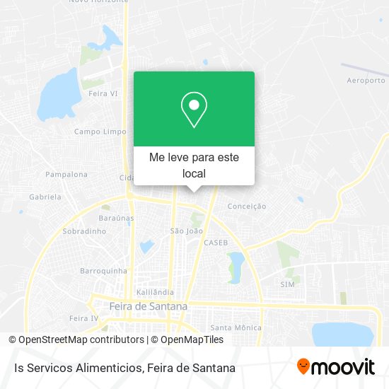 Is Servicos Alimenticios mapa