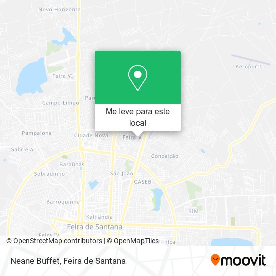 Neane Buffet mapa