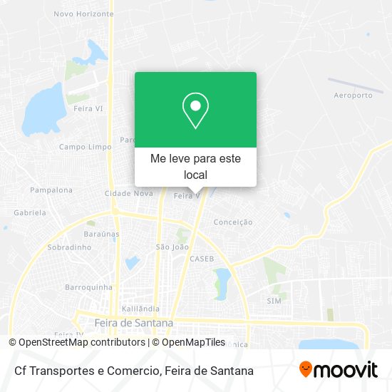 Cf Transportes e Comercio mapa