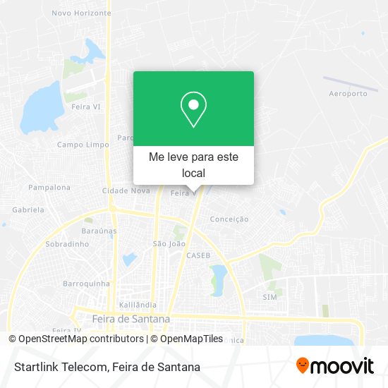 Startlink Telecom mapa
