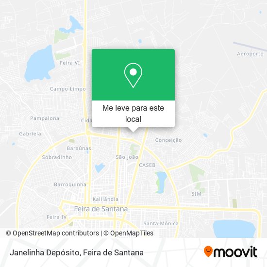 Janelinha Depósito mapa