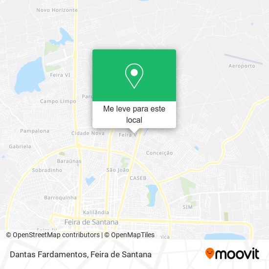 Dantas Fardamentos mapa