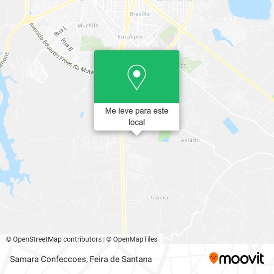 Samara Confeccoes mapa