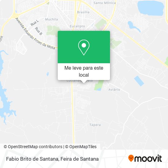 Fabio Brito de Santana mapa