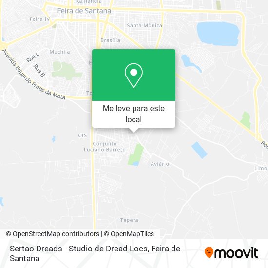 Sertao Dreads - Studio de Dread Locs mapa