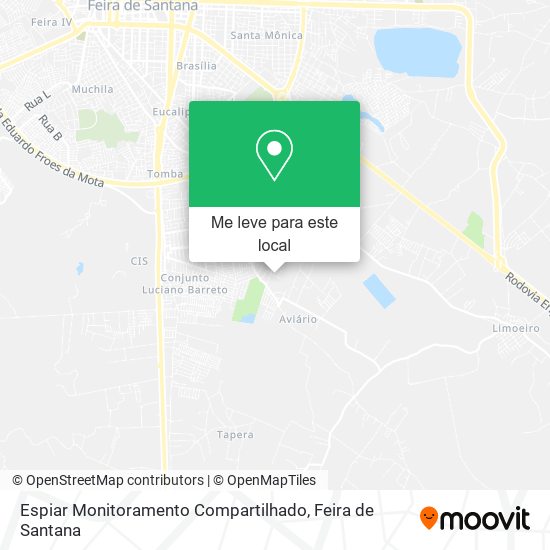Espiar Monitoramento Compartilhado mapa