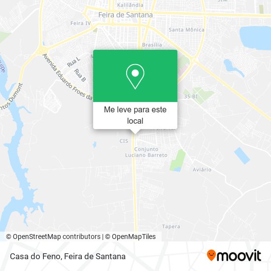 Casa do Feno mapa