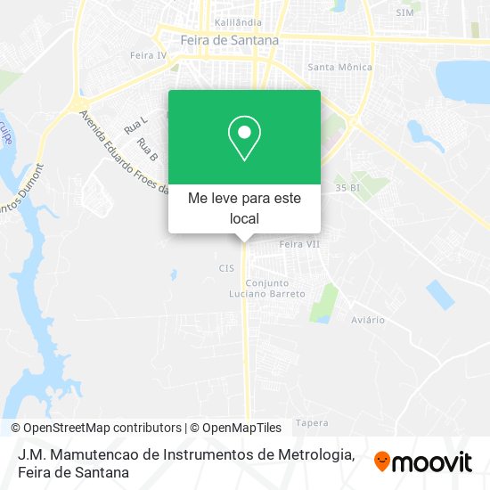 J.M. Mamutencao de Instrumentos de Metrologia mapa
