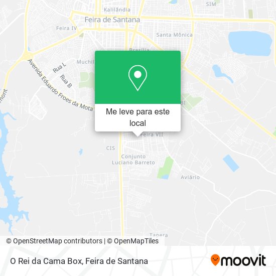 O Rei da Cama Box mapa