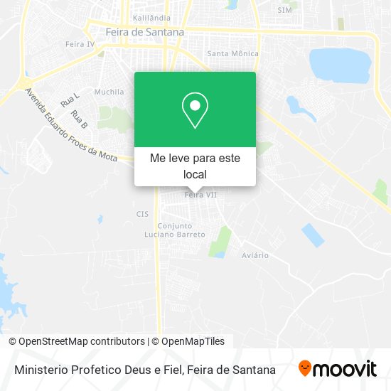 Ministerio Profetico Deus e Fiel mapa