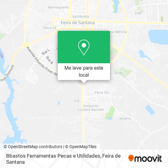 Bbastos Ferramentas Pecas e Utilidades mapa
