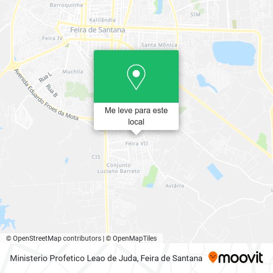 Ministerio Profetico Leao de Juda mapa