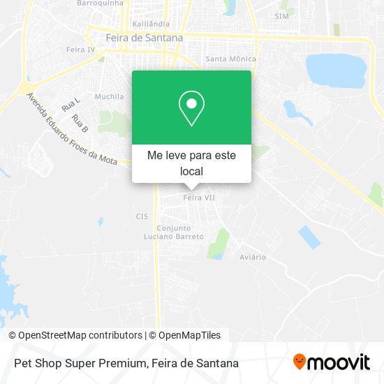 Pet Shop Super Premium mapa