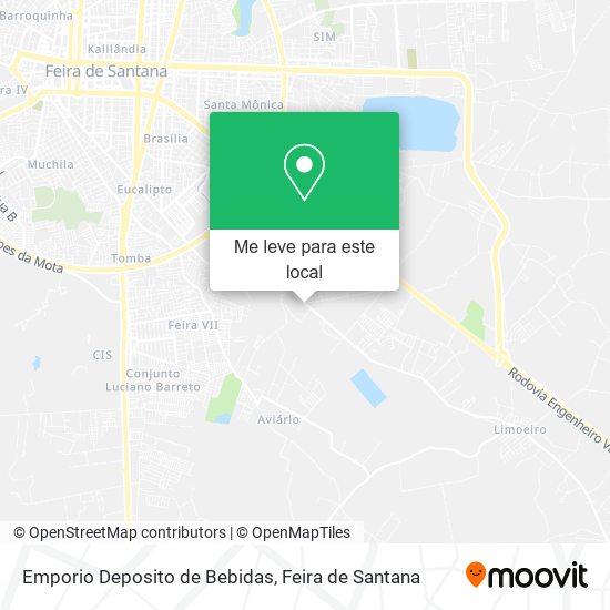 Emporio Deposito de Bebidas mapa