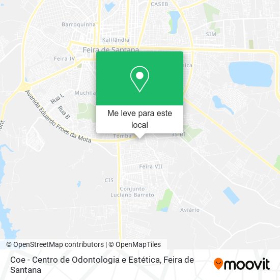 Coe - Centro de Odontologia e Estética mapa