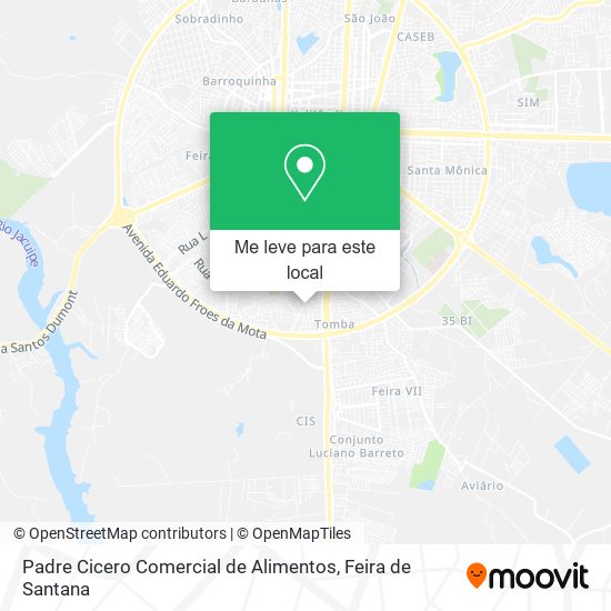 Padre Cicero Comercial de Alimentos mapa