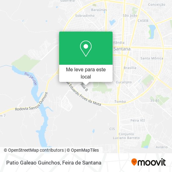 Patio Galeao Guinchos mapa