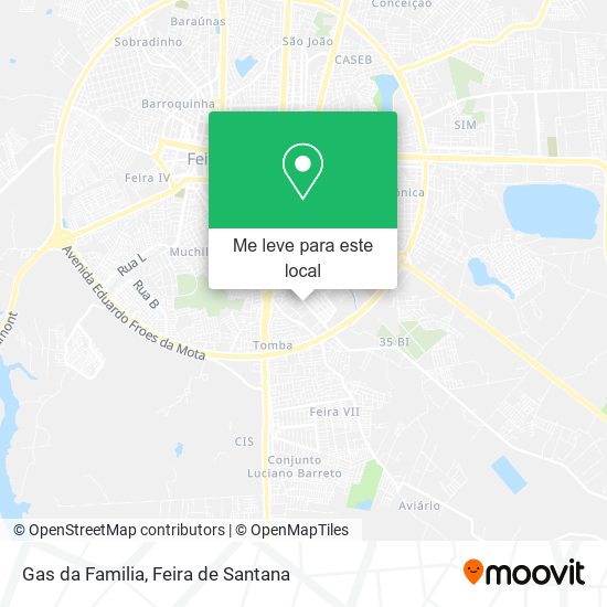 Gas da Familia mapa