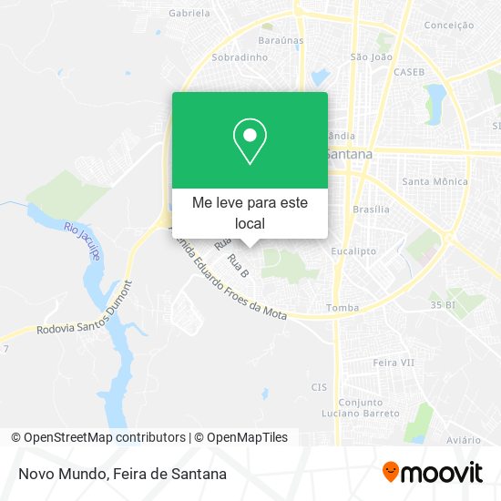 Novo Mundo mapa