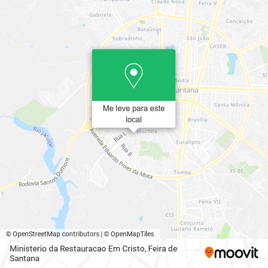 Ministerio da Restauracao Em Cristo mapa