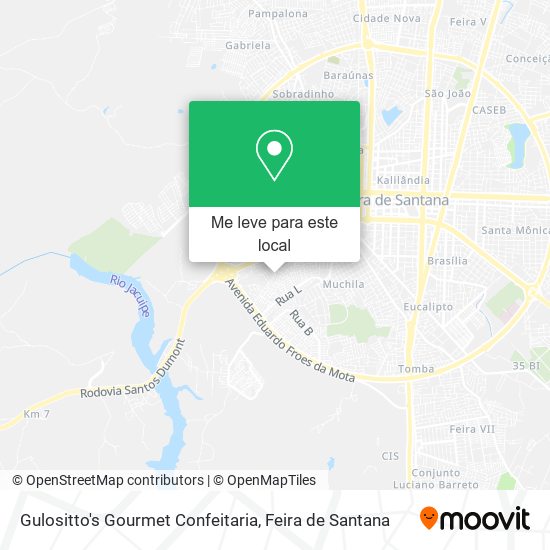 Gulositto's Gourmet Confeitaria mapa
