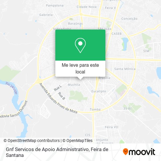 Gnf Servicos de Apoio Administrativo mapa