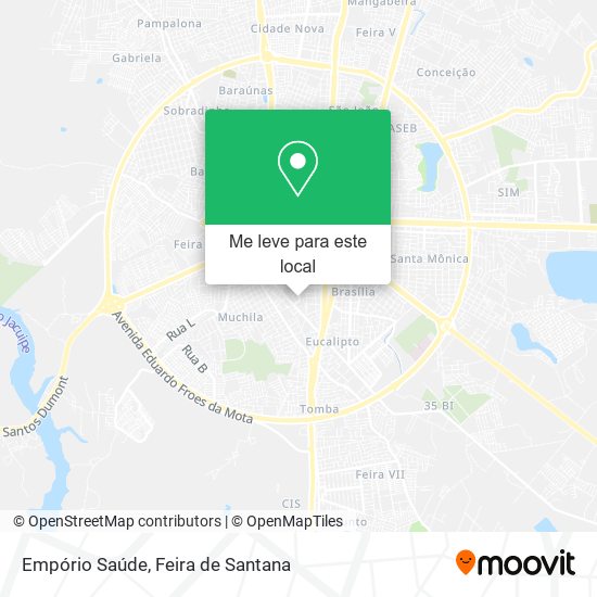 Empório Saúde mapa