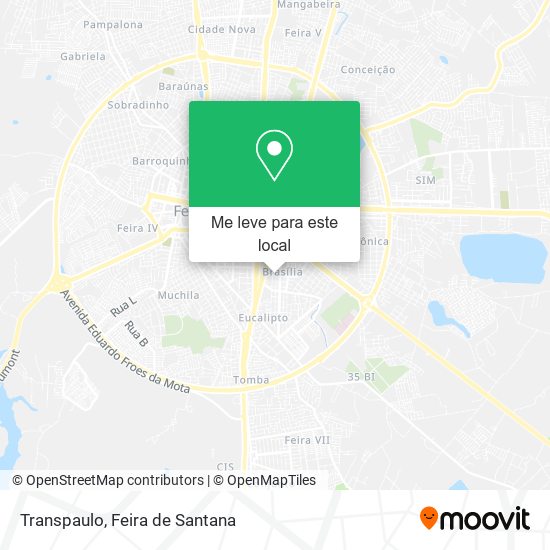 Transpaulo mapa
