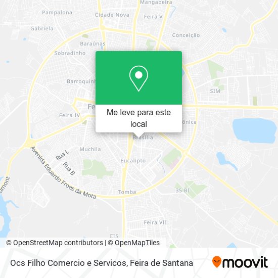Ocs Filho Comercio e Servicos mapa