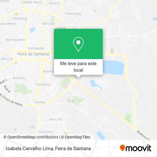 Isabela Carvalho Lima mapa