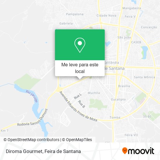 Diroma Gourmet mapa