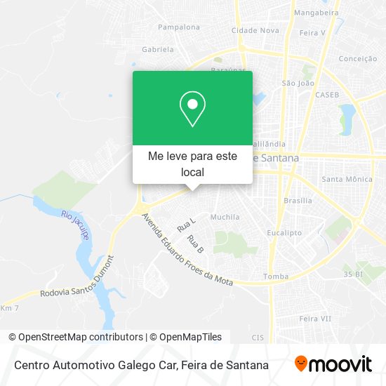 Centro Automotivo Galego Car mapa