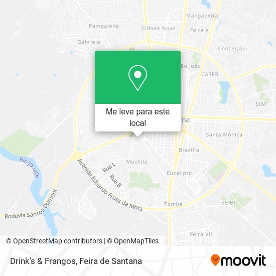 Drink's & Frangos mapa