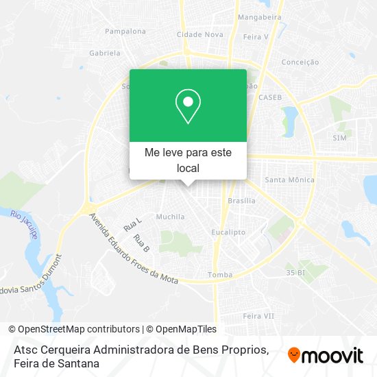 Atsc Cerqueira Administradora de Bens Proprios mapa