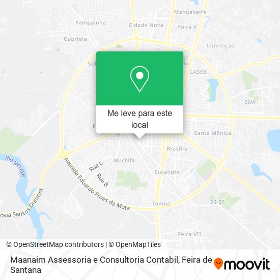 Maanaim Assessoria e Consultoria Contabil mapa