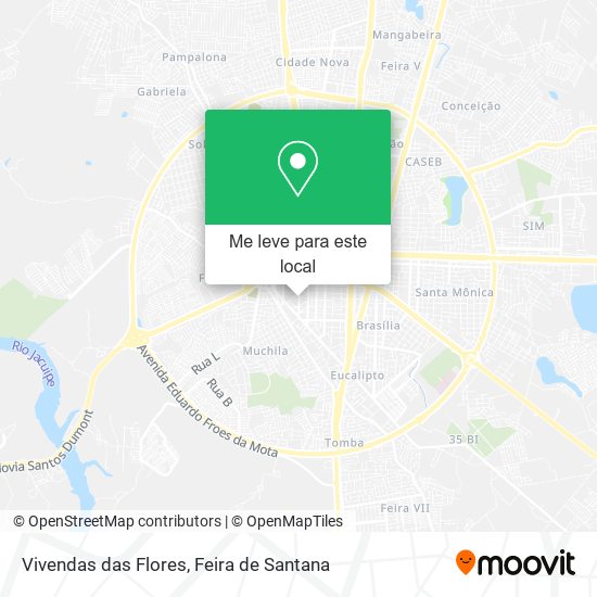 Vivendas das Flores mapa