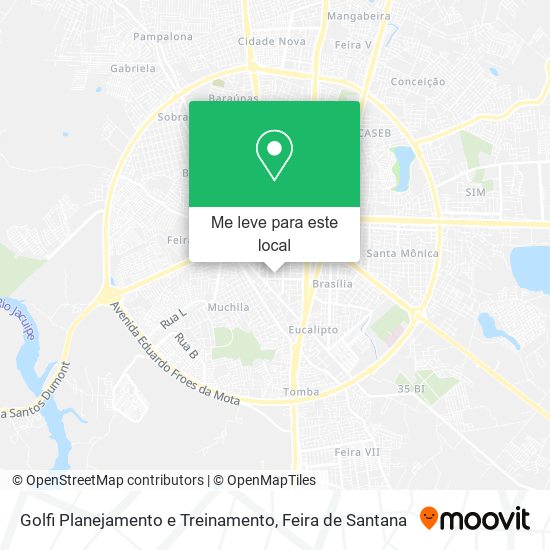 Golfi Planejamento e Treinamento mapa