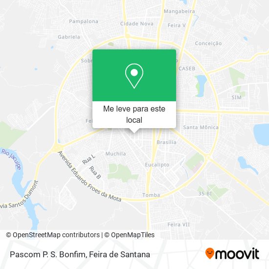 Pascom P. S. Bonfim mapa