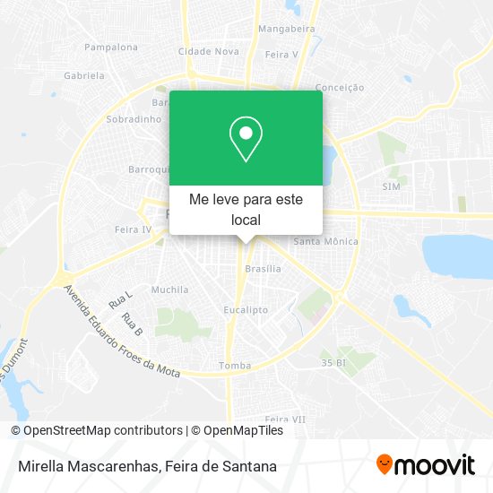 Mirella Mascarenhas mapa